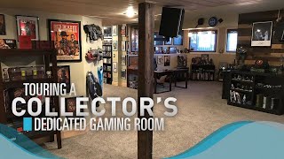 Touring a Video Game Collector&#39;s Dedicated Gaming Room!