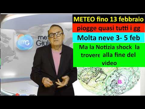 Rain galore until February 13th, but the big news is at the end