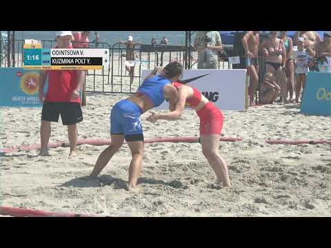 Round 2 Women's BW - 60 kg: V. ODINTSOVA (UKR) v. Y. KUZMINA POLT (UKR)