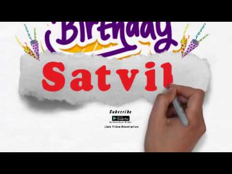 Happy Birthday Satvik