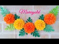 Marigold How To Make Paper Flowers Tutorial Origami DIY Paper Craft