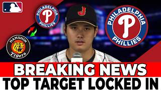 BOMBSHELL: FRONT OFFICE SETS TOP INTERNATIONAL TARGET TO BOOST ROSTER! PHILADELPHIA PHILLIES NEWS