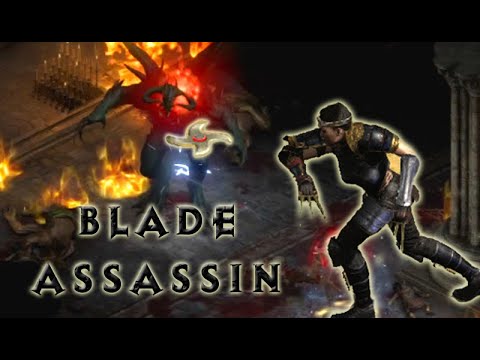 Brutal Blade Assassin! Killing Diaclone by Throwing Stars! [Diablo 2 Resurrected Character Guide]