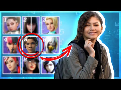 Guess Zendaya Skin in Fortnite - Challenge by VISITOR