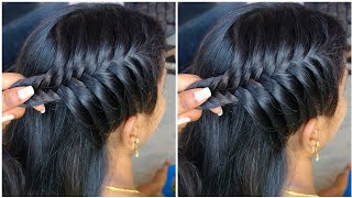 Amazing Unique Bridal Hairstyle_ New Hacked Hairstyle Tutorial_ Stylish Elegant Hairstyle #hairstyle