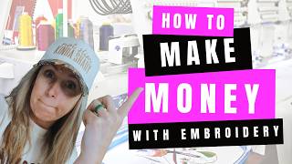 How I Make Money With My Home Embroidery Business