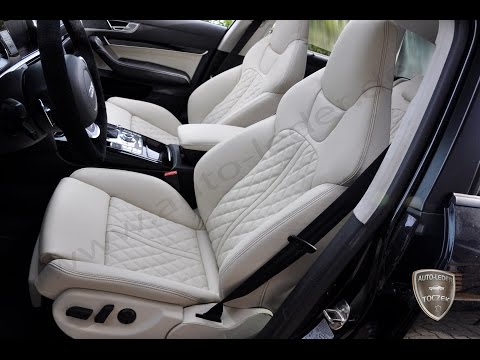 Audi RS6 Nappa Design Lederausstattung vom Auto Leder Toczek