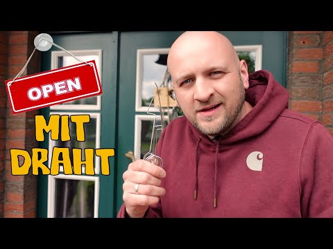 Opening a locked door with wire - lock picking 🔐