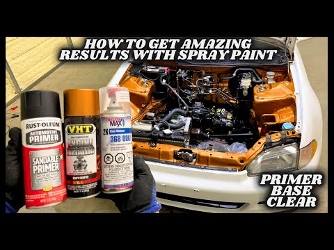 HOW TO SPRAY PAINT A ENGINE BAY & GET AMAZING RESULTS!