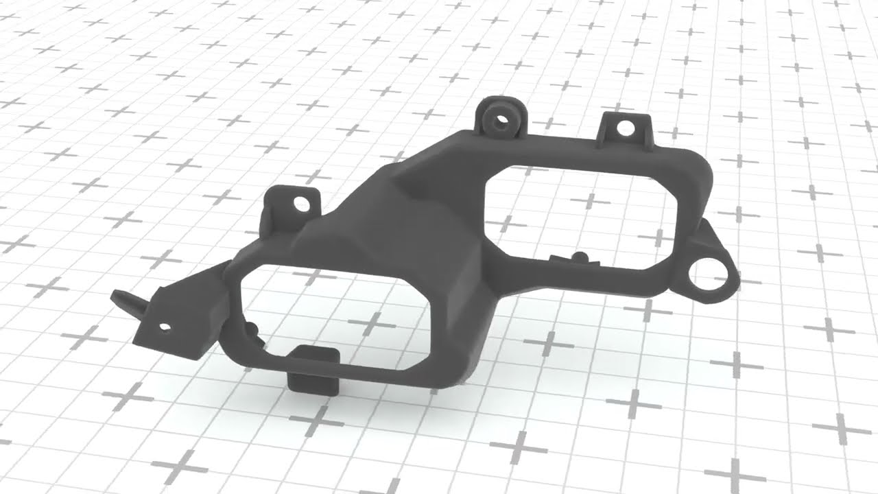 Headlight Inner Frame - Headlight Mount Bracket Mikilon Hammer 300 3D Print Model