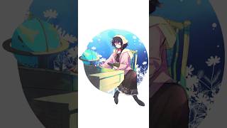 歌みた「アポリア」用に描いたイラスト (タイムラプス) #shorts