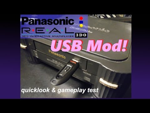 3DO USB Host Mod (ODE by MNEMO) Quicklook & Testing Games!