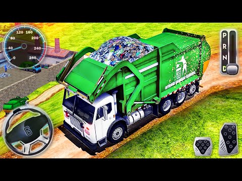 Off Road Garbage Truck Driver - Trash Dump Truck Driving Simulator - Android GamePlay