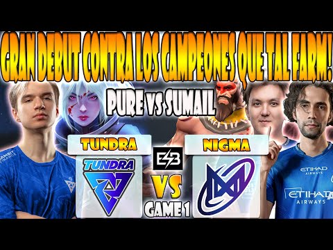 TUNDRA vs NIGMA BO3[GAME 1] PURE, BZM, 33 VS SUMAIL, TA2000, OMAR - PGL WALLACHIA SEASON 6-DOTA -ESB