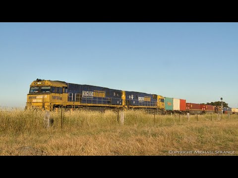 4MA5 Pacific National Container Freight - PoathTV Australian Trains & Railways
