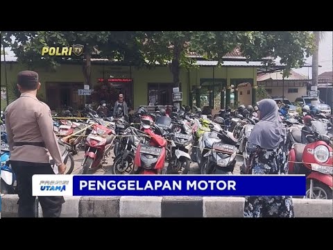 POLRES BANTUL UNGKAP PENGGELAPAN MOTOR
