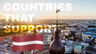 🇱🇻 Top 10 Countries that Support Latvia | Includes Lithuania Estonia & France | Yellowstats 🇱🇻