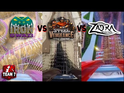 Iron Gwazi vs Steel Vengeance vs Zadra