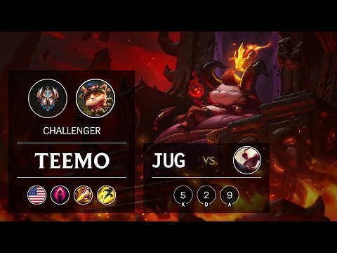Teemo Jungle vs Lee Sin - NA Challenger Patch 9.20