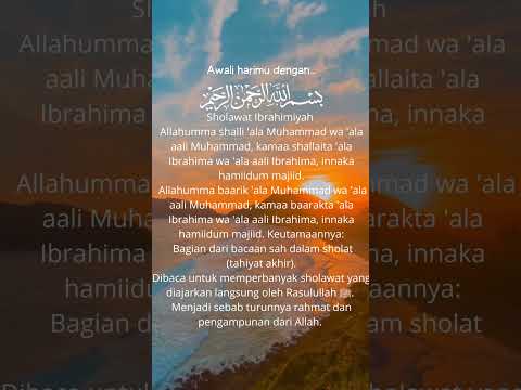 Fadilah sholawat Ibrahimiyah #quotes #mualafmuslimah #rosulullahsaw #shorts