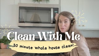 Clean the House in 30 Minutes: Quick Clean With Me!