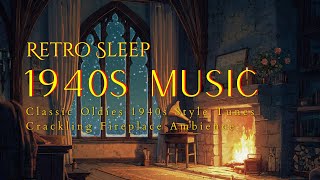 Nostalgic Vintage Classic Music 1940s Playing in Another Room in Warm Bedroom | Retro Sleep