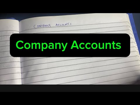 Company accounts Issue of shares