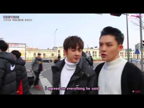 [6TOTSubs] 160222 TEEN TOP ON AIR -  'RED POINT' Last Broadcast Behind Story