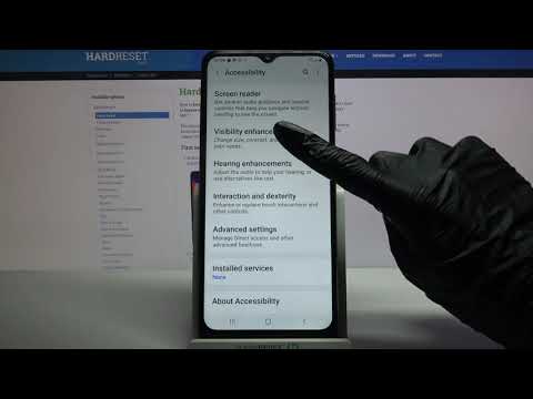 How to Activate High Contrast Text on SAMSUNG Galaxy M12 – Text Adjustment