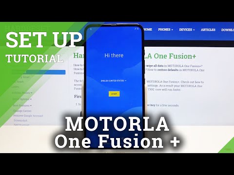 How to Set Up Motorola One Fusion+ - Activation Process