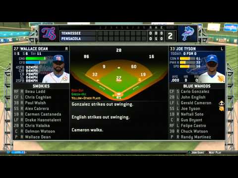 MLB 14 The Show (PS4) playthrough pt13 - 1st Game in the Minors