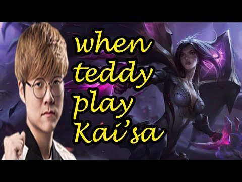 SKT T1 #Teddy  Kaisa VS Senna Bot lane