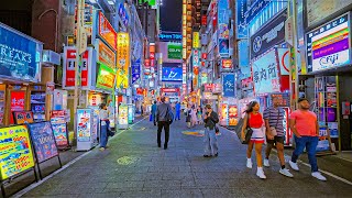 Tokyo Sunset to Night Walk: Higashi-nakano to Shinjuku • 4K HDR