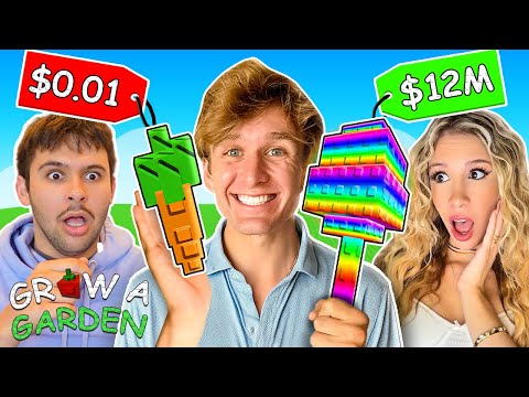 GROW A GARDEN CHALLENGE🥕 (ft. Lana & Asher)