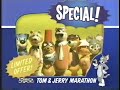 EXTREMELY RARE Cartoon Network Boomerang Tom And Jerry Marathon Bumpers March 2001 Updated