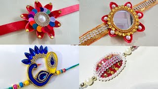 घर पर राखी बनाने का आसान तरीका/DIY Rakhi making at home/How to make rakhi at home/Best out of waste