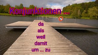 #deutsch #präposition #konjunktion , als, wenn, weil, damit, um ... zu, ohne ... zu, ob, da, falls,