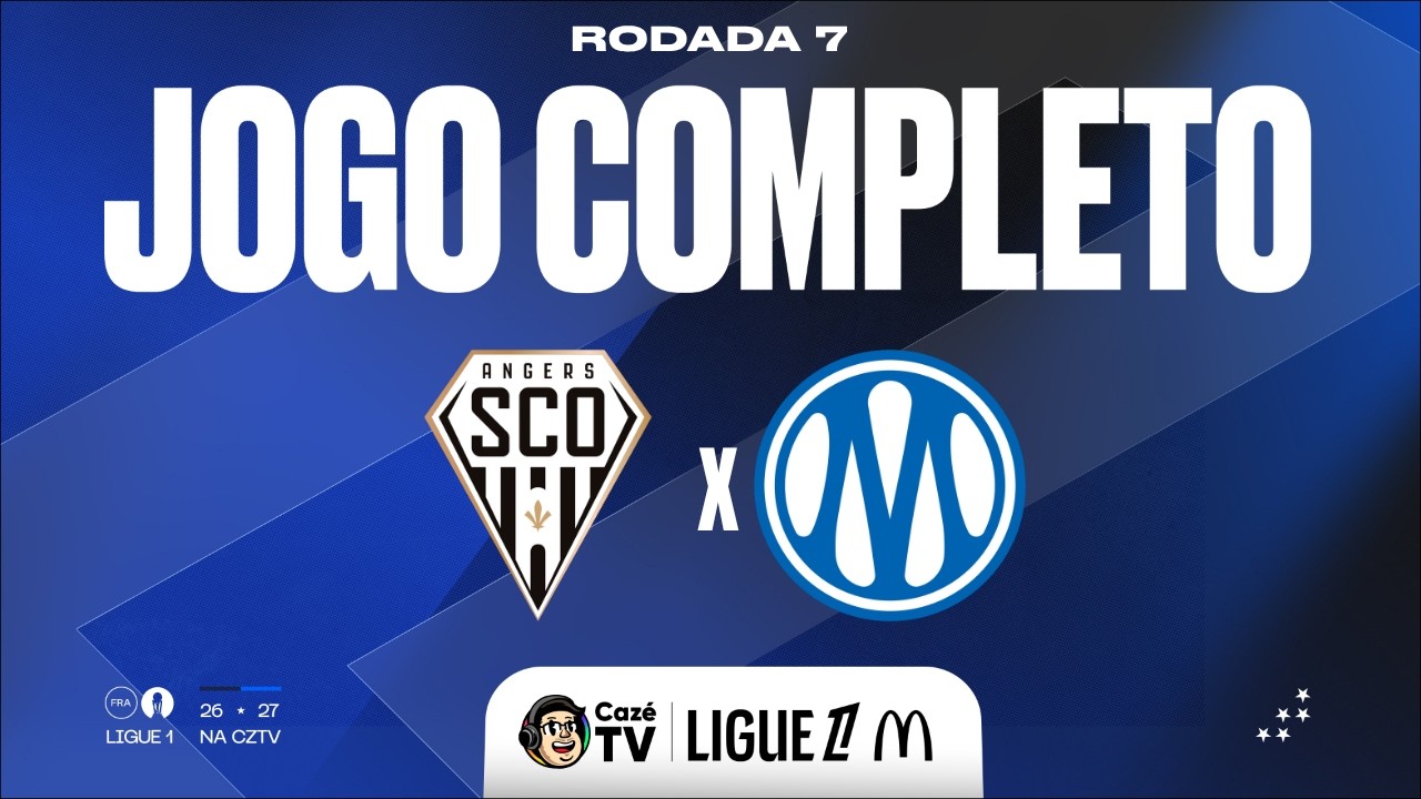 JOGO COMPLETO (SOM AMBIENTE): ANGERS X OLYMPIQUE MARSEILLE | LIGUE 1 26/27 | 7ª RODADA