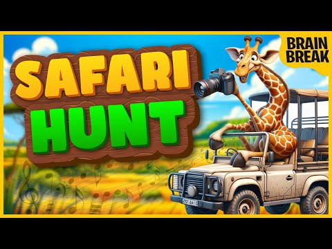 Photo Safari Hunt | Safari Run Brain Break | Freeze Dance | Just Dance | Songs for Kids