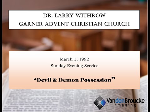 1992 - March 1 - Sunday Evening Service - Devil and Demon Possession