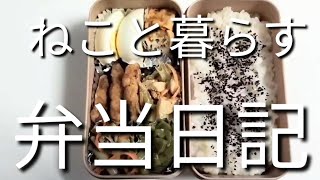 ねこと暮らす前日作り置き弁当日記です