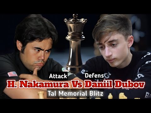 H. Nakamura Vs Daniil Dubov | Tal Memorial Blitz | Dubov remains calm and relaxed