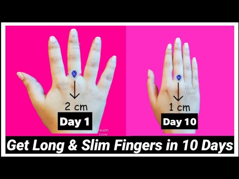 Lose Finger Fat in 1 Week - Simple Exercises to Get Long Fingers | Slim Fingers | Thin Fingers