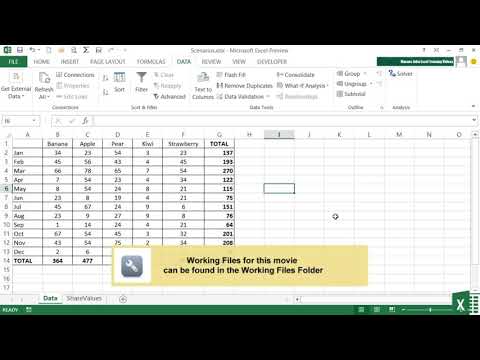 8. Switch Scenarios And Views With Macros || VBA Tutorial || Lecture || Microsoft Excel ||