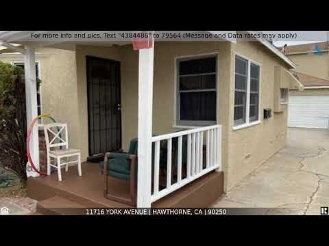 Priced at $849,000 - 11716 York Avenue, Hawthorne, CA 90250