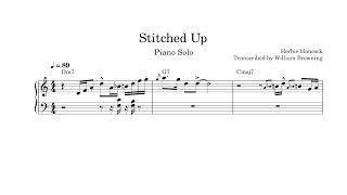 Herbie Hancock - Stitched Up (Piano Solo Transcription)