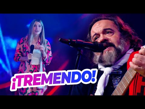 El imitador de Horacio Guarany conquistó al jurado con su interpretación de "Piel Morena"