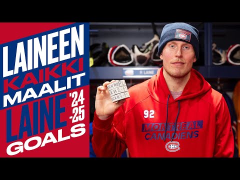 All of Patrik Laine's goals in the 24-25 season 🚨🇫🇮 Kaikki Patrik Laineen maalit kaudelta 2024-25
