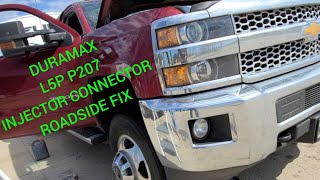 L5P P0207 #7 injector connector replacement