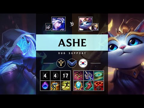 Ashe Support vs Yuumi - KR Diamond Patch 25.S1.2